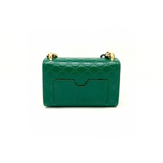 Preloved Gucci Guccissima Padlock Bag Small