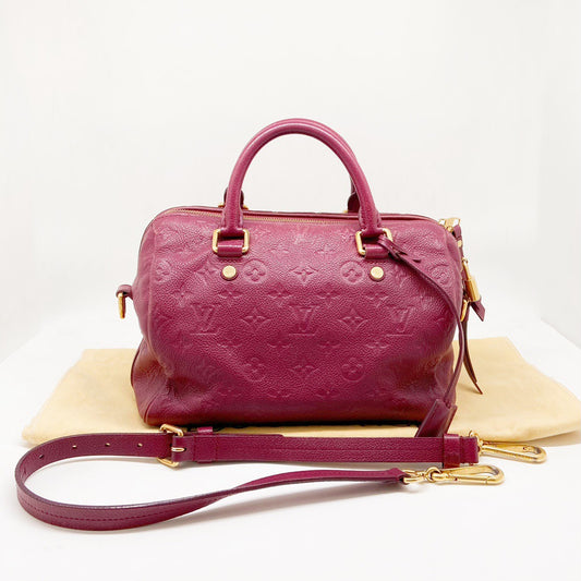 Preloved Louis Vuitton LV Vintage Speedy 25 (with strap)