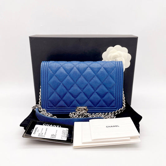 Preloved Chanel Boy Wallet On Chain (WOC)