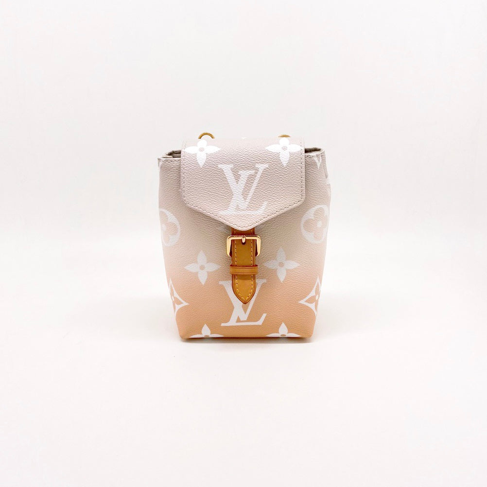 louis vuitton by the pool tiny backpack Louis Vuitton LV Monogram Giant By the Pool Backpack Tiny – allprelovedonly