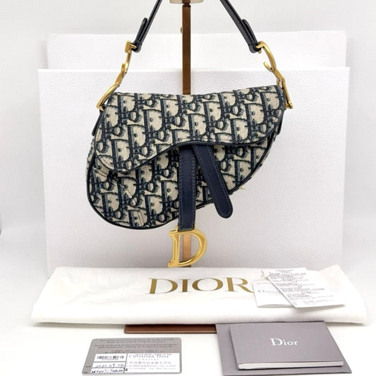 Preloved Christian Dior Saddle Bag Small