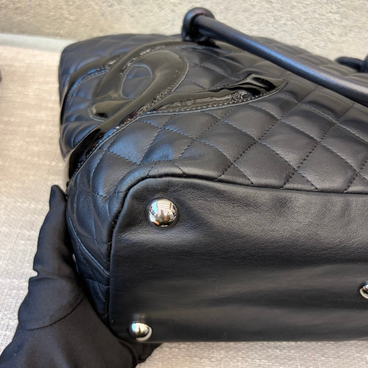 Preloved Chanel Vintage Cambon Line Shoulder Bag