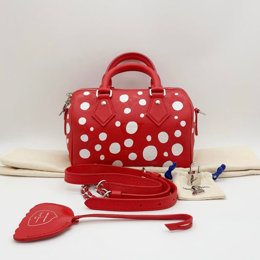 Preloved Louis Vuitton LV Limited Speedy 20 Yayoi Kusama