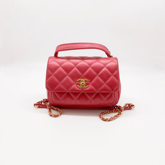 Preloved Chanel Flap with Handle Mini