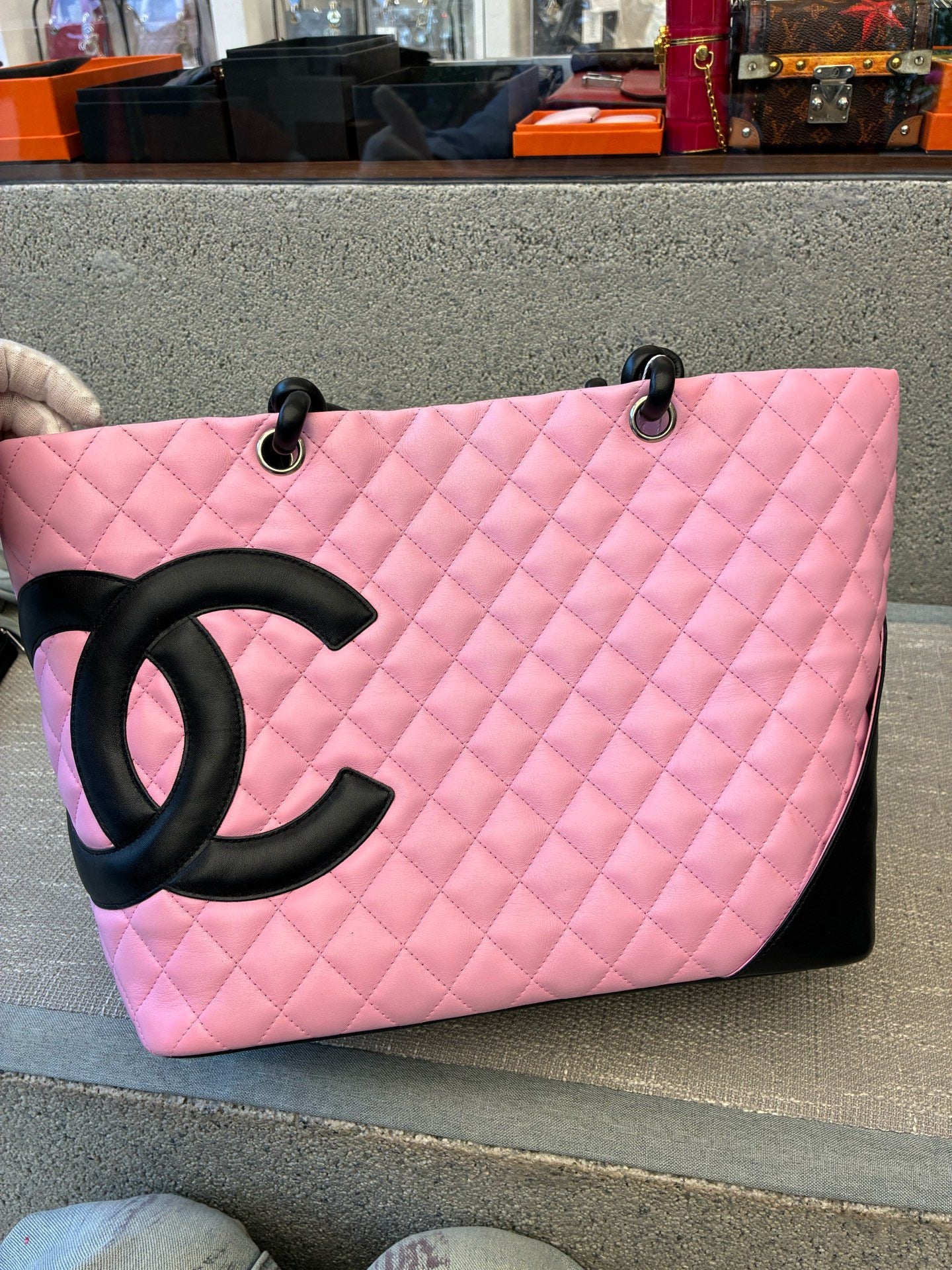 Preloved Chanel Cambon Line Tote Bag