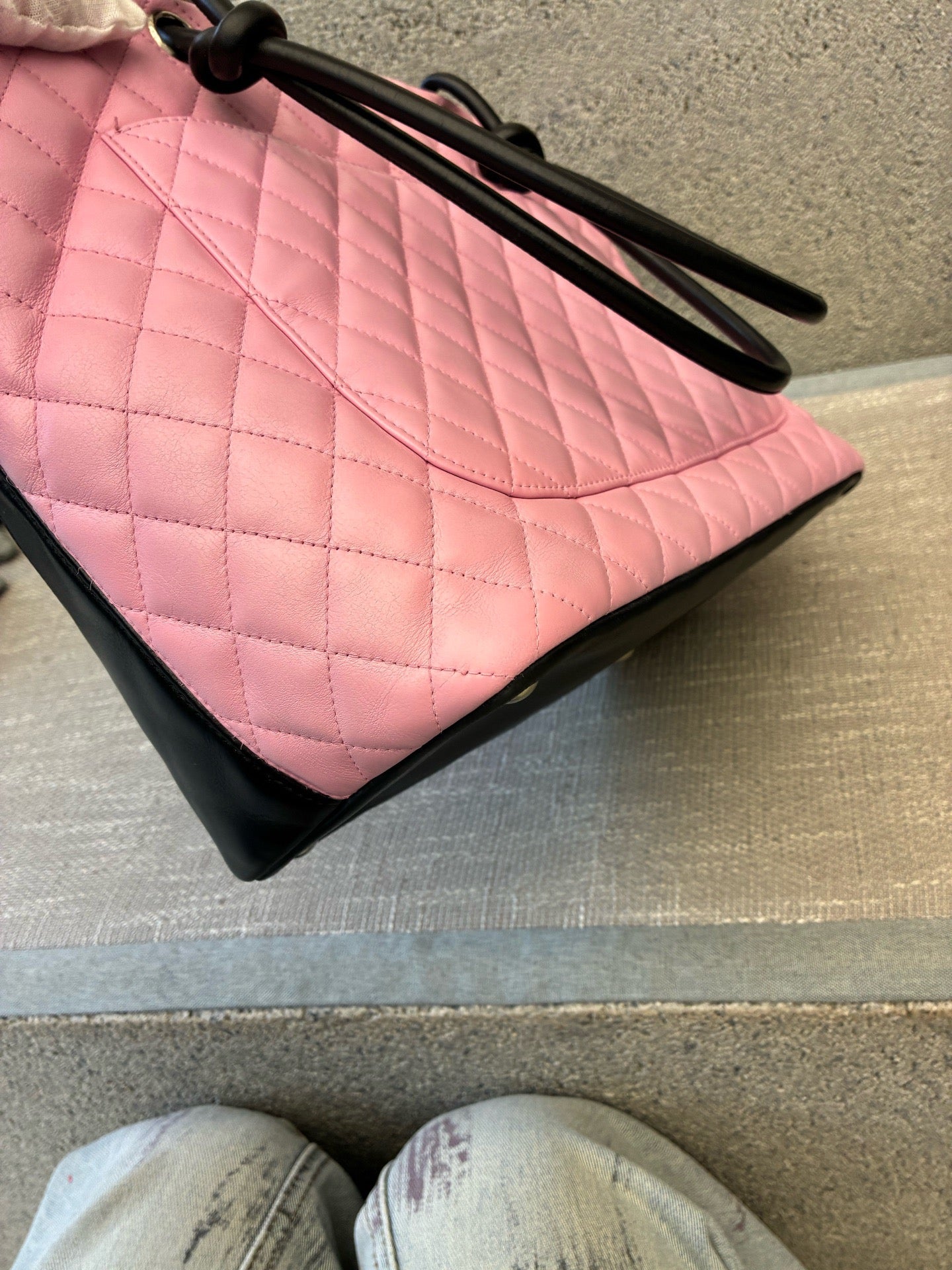 Preloved Chanel Cambon Line Tote Bag