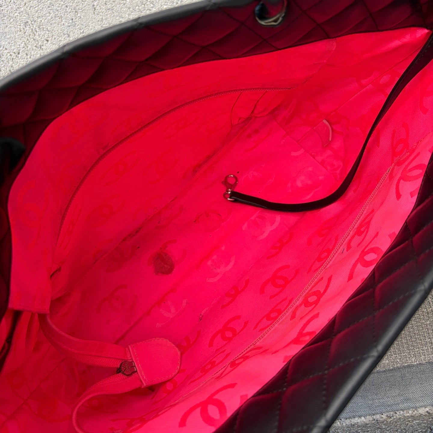 Preloved Chanel Vintage Cambon Line Shoulder Bag