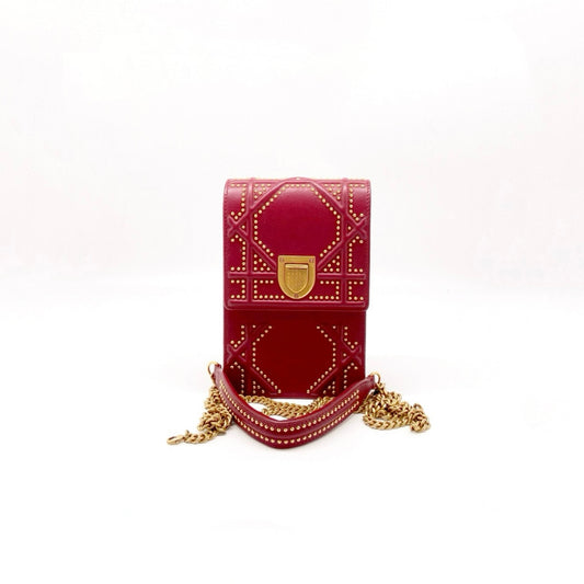 Preloved Christian Dior Diorama Vertical Clutch Bag