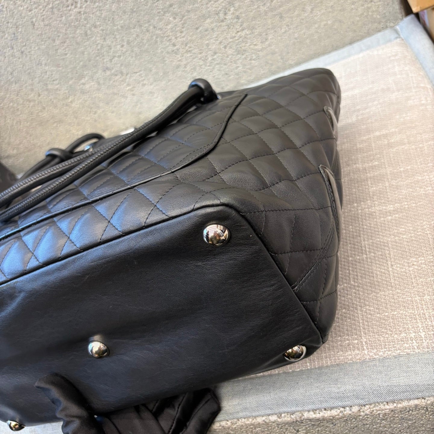 Preloved Chanel Vintage Cambon Line Shoulder Bag