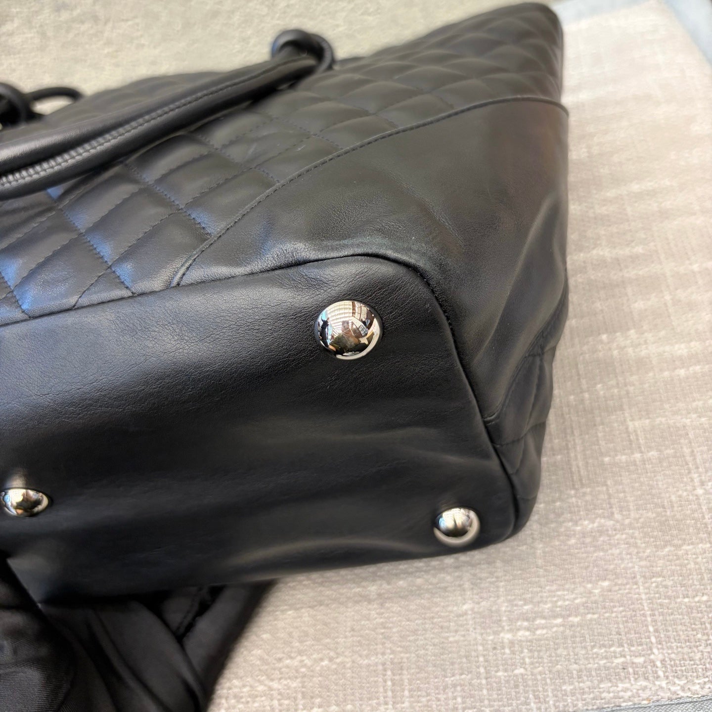 Preloved Chanel Vintage Cambon Line Shoulder Bag