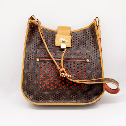 Preloved Louis Vuitton LV Perforated Musette Shoulder Bag