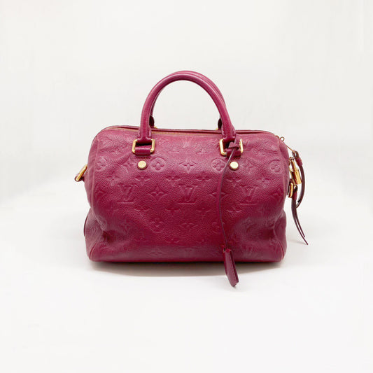 Preloved Louis Vuitton LV Vintage Speedy 25 (with strap)