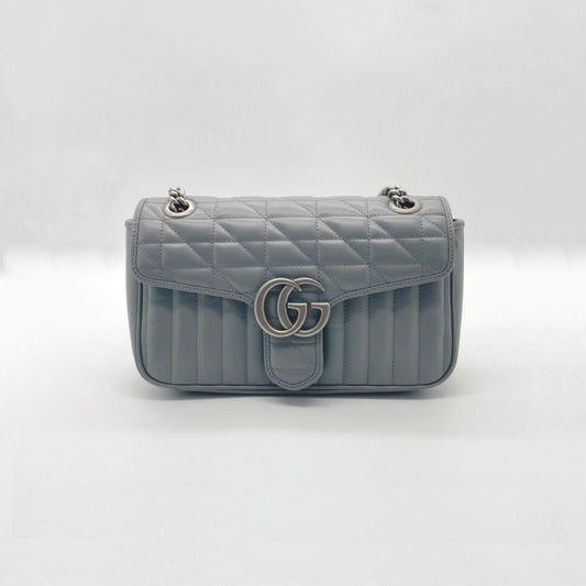 Preloved Gucci Aria GG Marmont Shoulder Bag Small