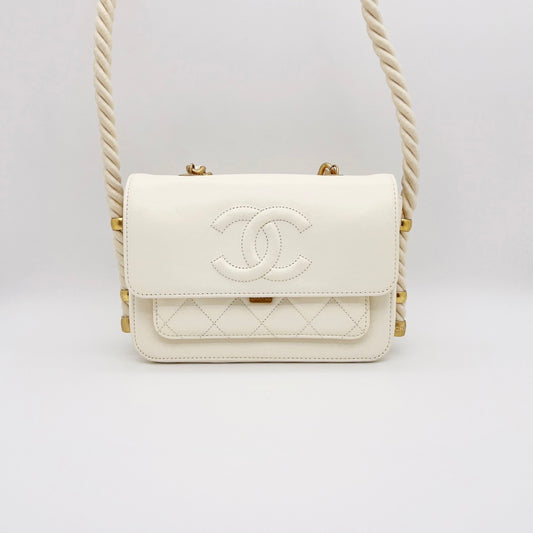 Preloved Chanel En Vogue Rope Flap Bag