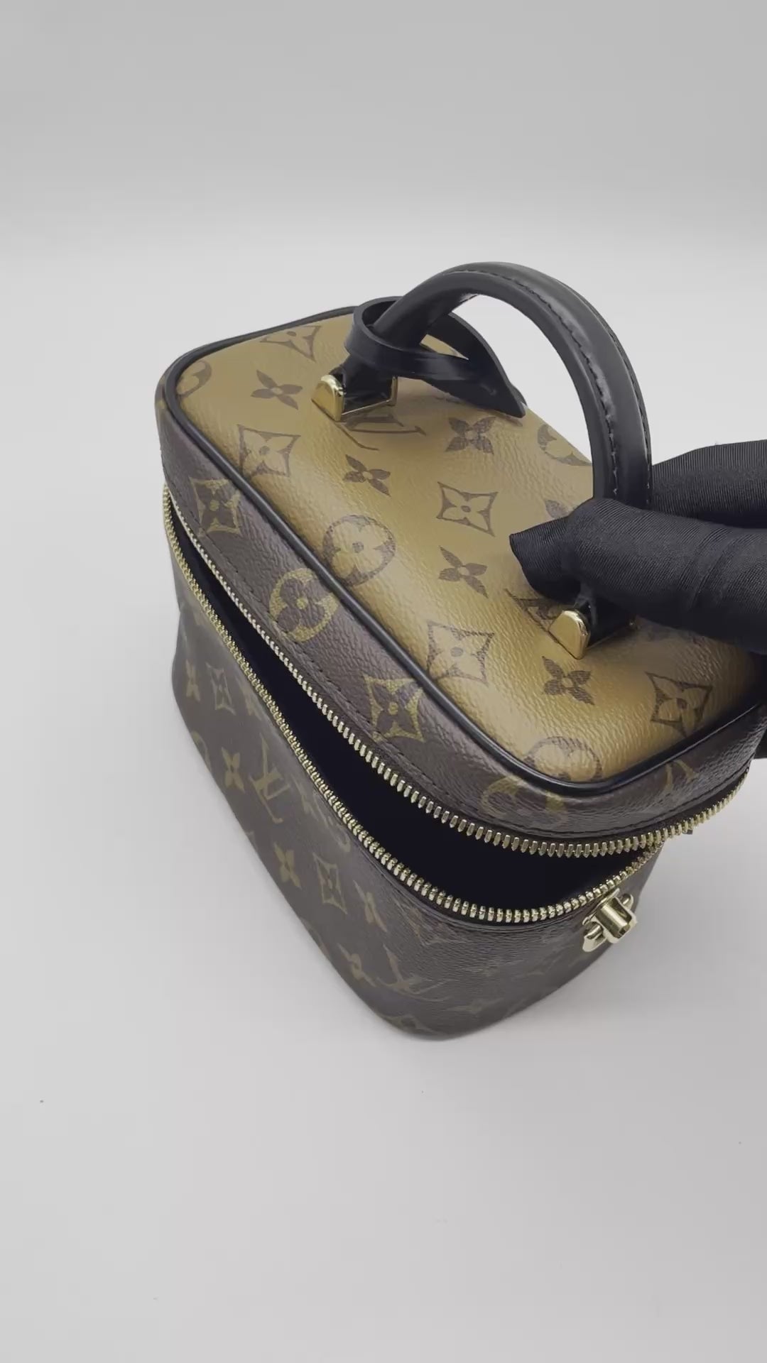 Túi xách nữ dáng cốp Louis Vuitton Vanity Pm Monogram