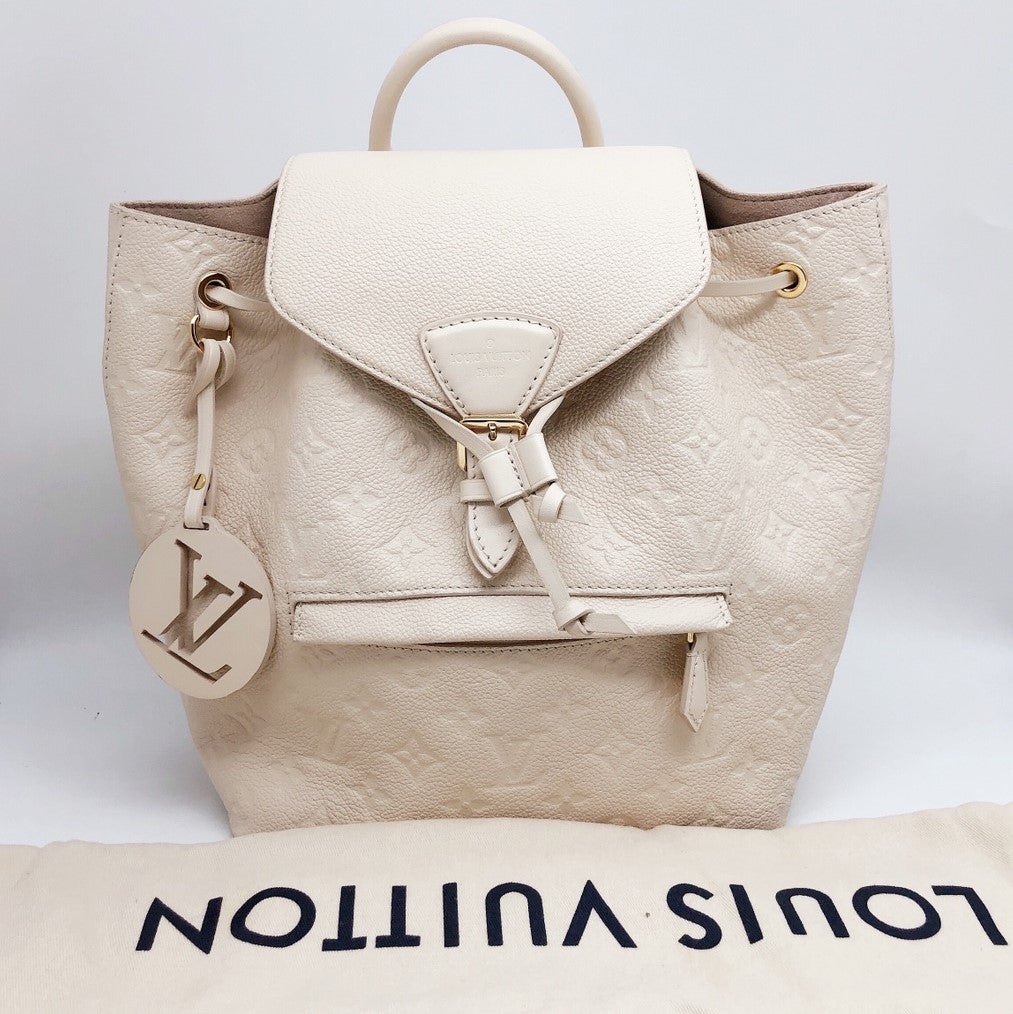 Louis Vuitton LV 2020 Montsouris Backpack White – allprelovedonly