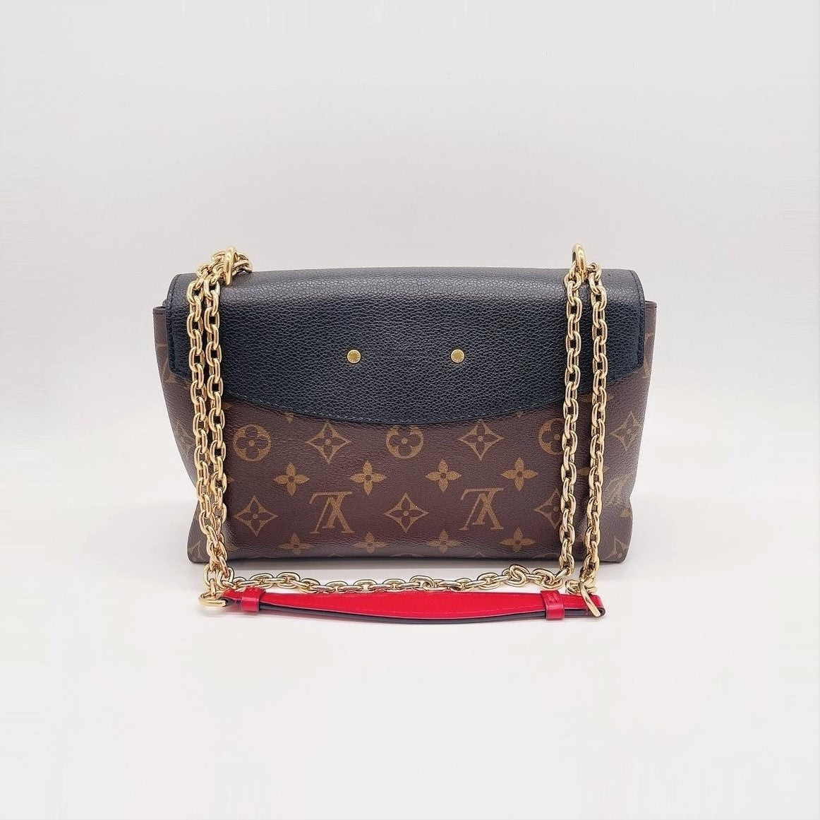 Louis Vuitton Saint Placide Handbag Monogram Canvas and Leather Brown 766014