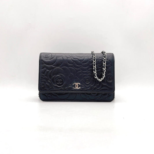 Preloved Chanel Camelia Wallet On Chain (WOC)