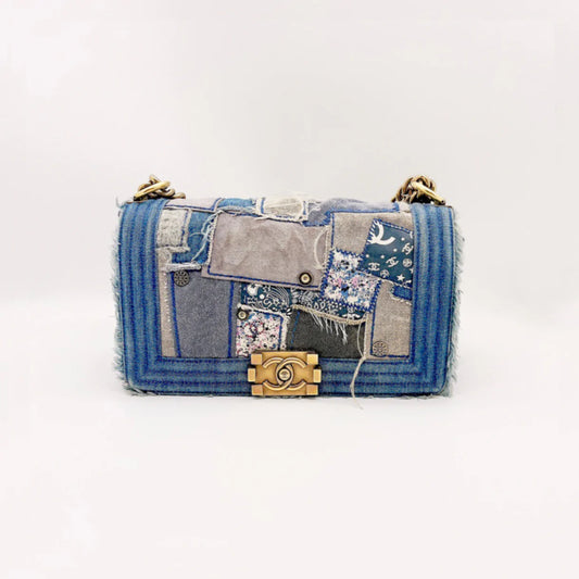 Preloved Chanel Boy Patchwork Medium