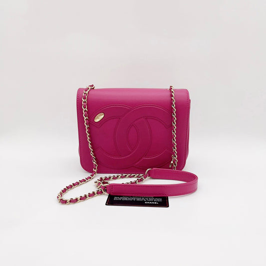 CHANEL CC Mania Flap Bag with Chain