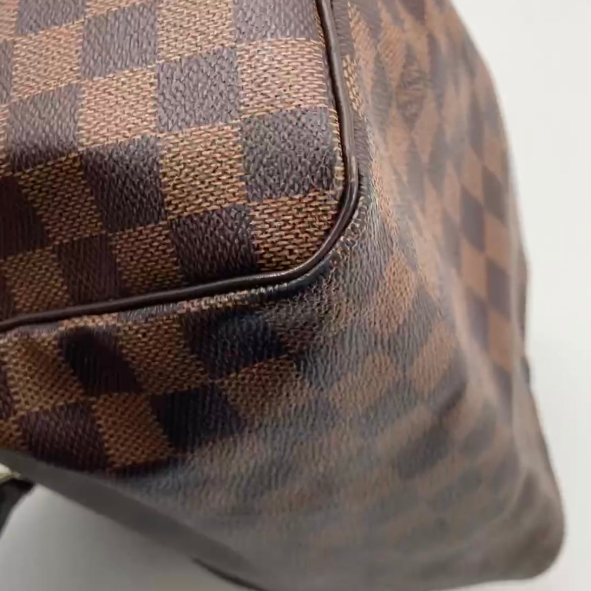 Preloved Louis Vuitton LV Damier Speedy 25 (with strap) – allprelovedonly