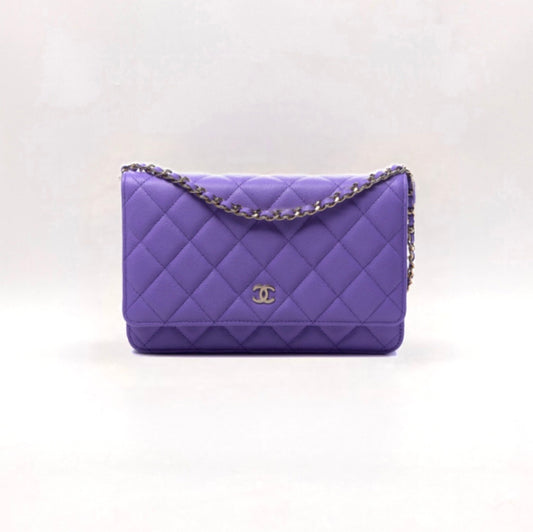 Preloved Chanel Classic Wallet On Chain (WOC)