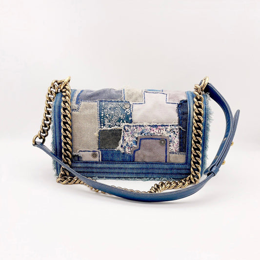 Preloved Chanel Boy Patchwork Medium