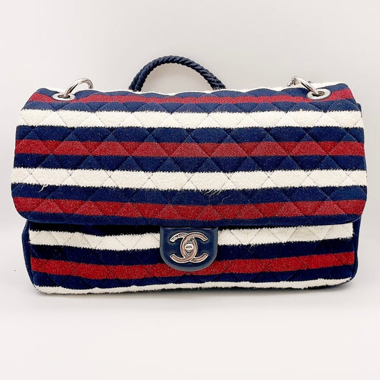 Preloved Chanel Jersey Flap Bag