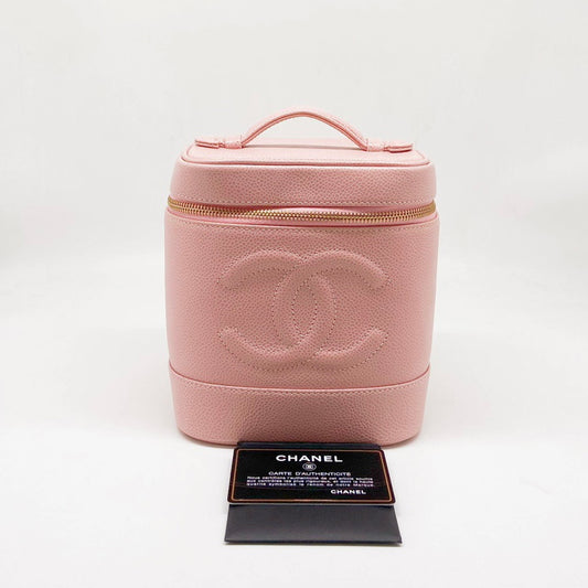 Preloved Chanel Vintage Vanity Cosmetic Case Small