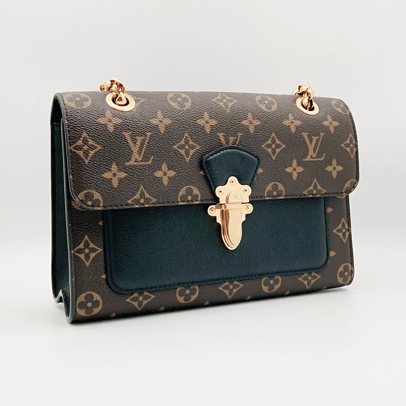 Louis Vuitton Victoire Monogram Canvas Crossbody Bag Black