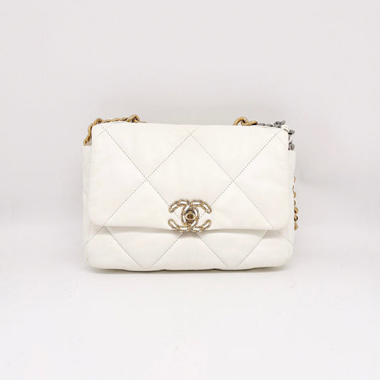 Preloved Chanel 19 Flap Bag Small