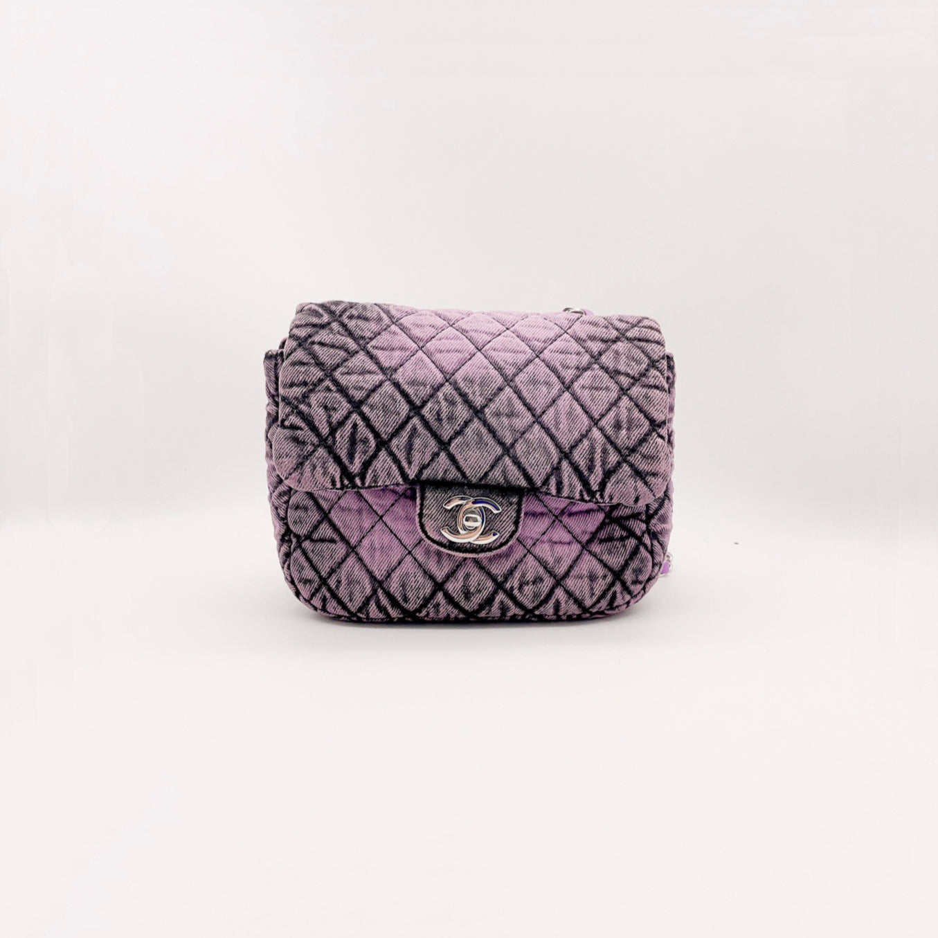 Chanel Denim Quilted Mini Flap Bag - Chanel