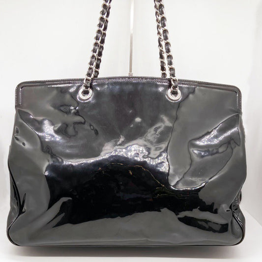 Preloved Chanel Vintage CC Lipstick Shopping Tote Bag