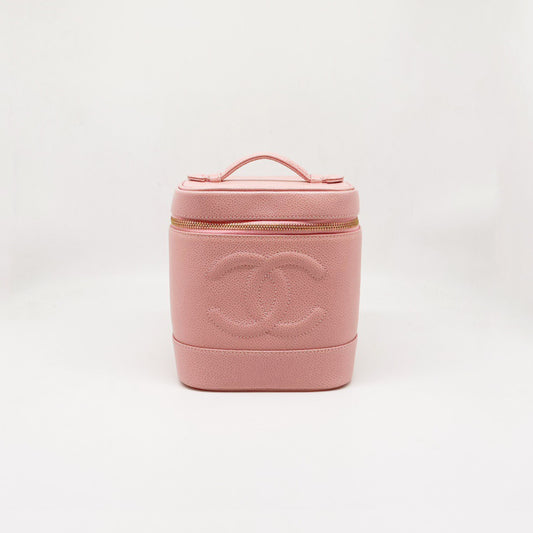 Preloved Chanel Vintage Vanity Cosmetic Case Small