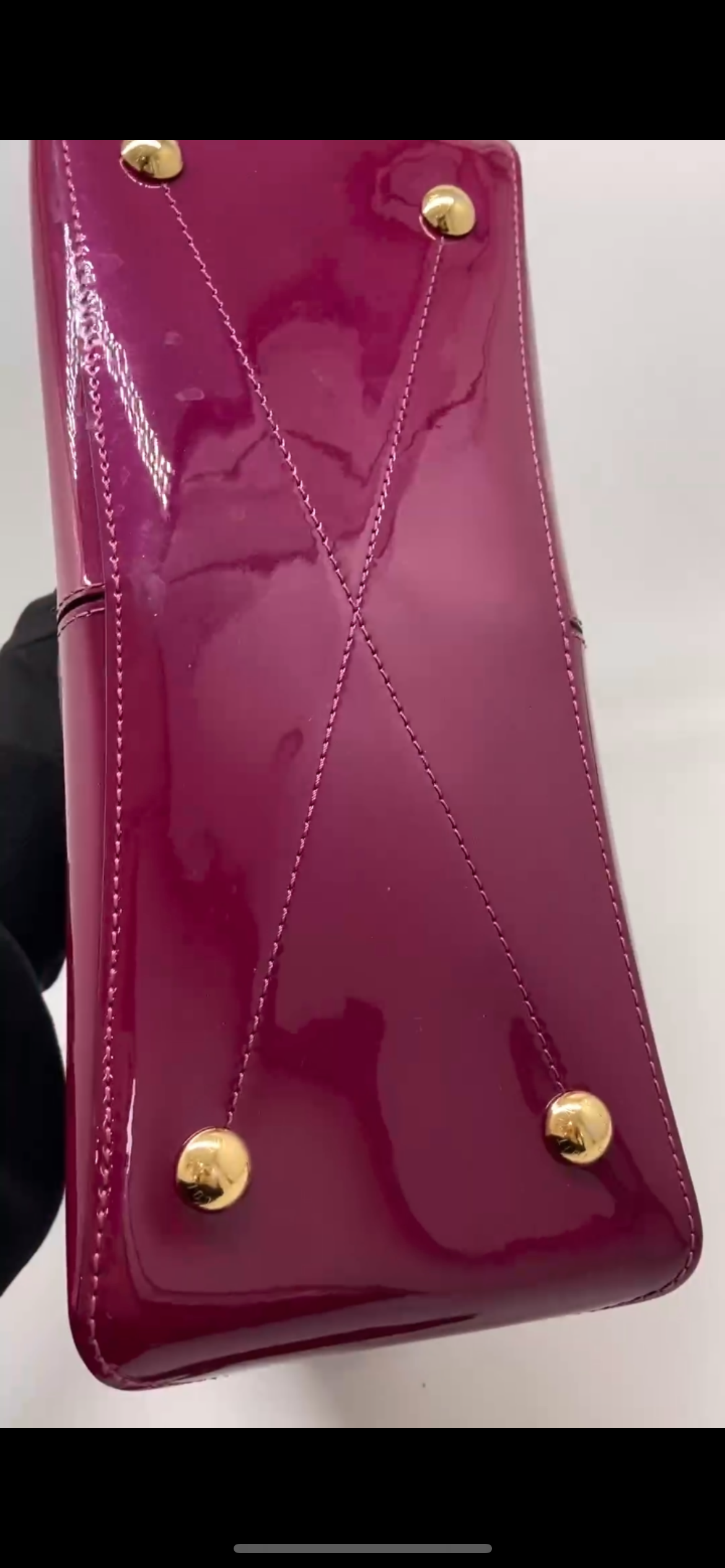 preloved louis vuitton purple purse