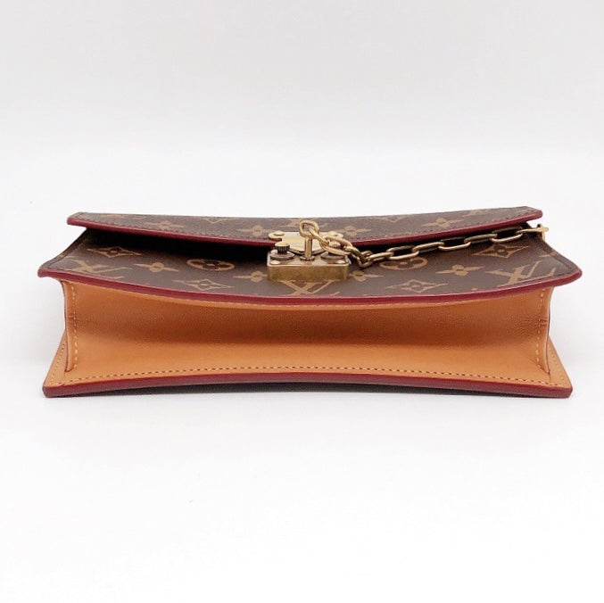 Louis Vuitton Monogram S Lock Belt Pouch GM Waist Body Bag Hip #95 M68