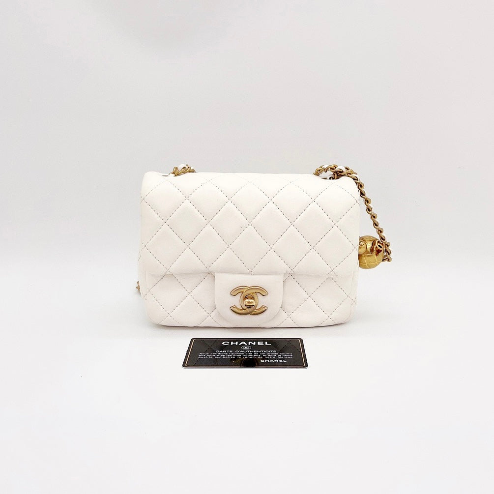 Chanel pearl crush mini square ⭕️READY STOCK⭕️