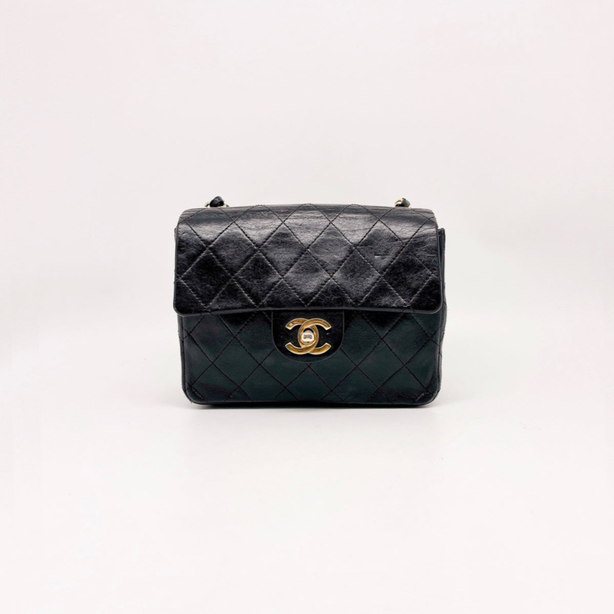 Chanel Vintage Black Quilted Velvet Mini Square Classic Single Flap Gold  Hardware, 1989-1991 Available For Immediate Sale At Sotheby's